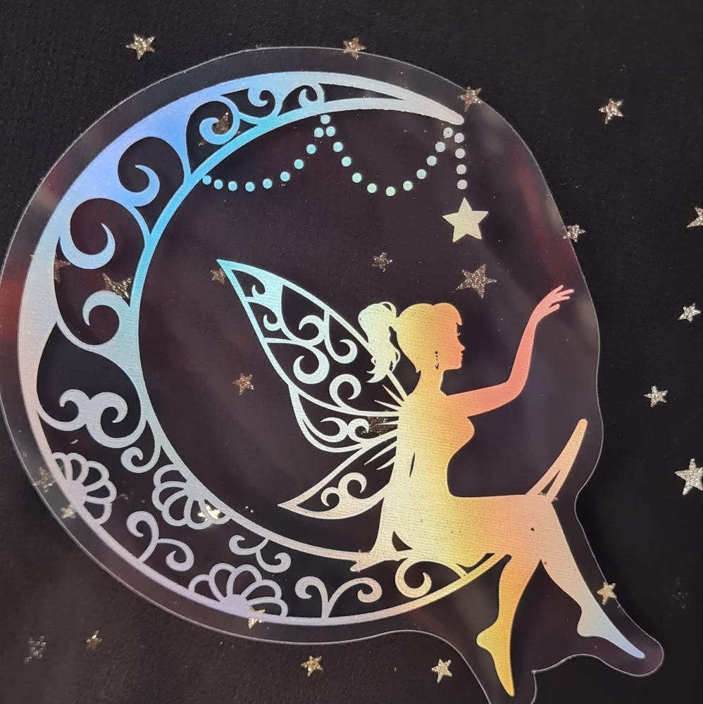 HUGE Boho Celestial Holographic Stickers 10 Pack - Picture 2 of 5